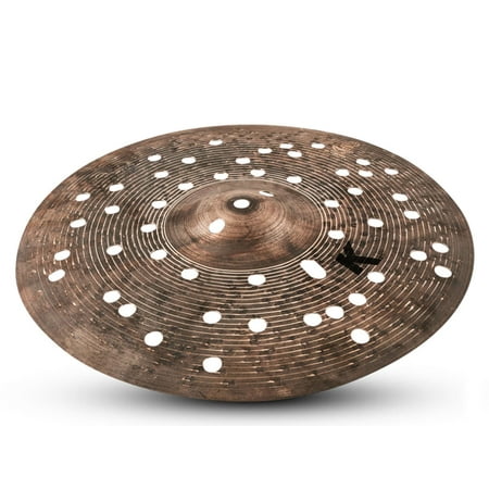 Zildjian K Custom Special Dry FX Hat - Top These raw and earthy cymbals deliver a dry  funky sound with a quick fast attack  lots of dirt  yet shuts down quickly for a powerful expression of personality. The K Custom Special Dry FX Hat can be matched with any heavy bottom cymbal for a unique filtered sound. Its unique hole pattern emulates the sound of a filtered hi-hat  perfect for additional color to any drumkit or band. Features: Powerful expression of personality Raw and earthy cymbals deliver a dry  funky sound A quick fast attack  lots of dirt  yet shuts down quickly Can be matched with any heavy bottom cymbal Unique hole pattern emulates the sound of a filtered hi-hat Get your Zildjian K Custom Special Dry FX Hat Top today at the guaranteed lowest price from Sam Ash Direct with our 45-day return and 60-day price protection policy.