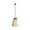 White, variant on AYktou Bell-Shaped Toilet Brush and Holder Set, 18 Inch Long-Handled Toilet Cleaning Brush with Splash-proof cover Deep Cleaning Bathroom Non-Scratch Round-Head Toilet Bowl Brush, White