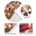 thumbnail image 2 of Cute Dogs with Christmas Scarf Hat Christmas Tree Skirt Opening Design Floor Mat Holiday Decor 35 inch, 2 of 6
