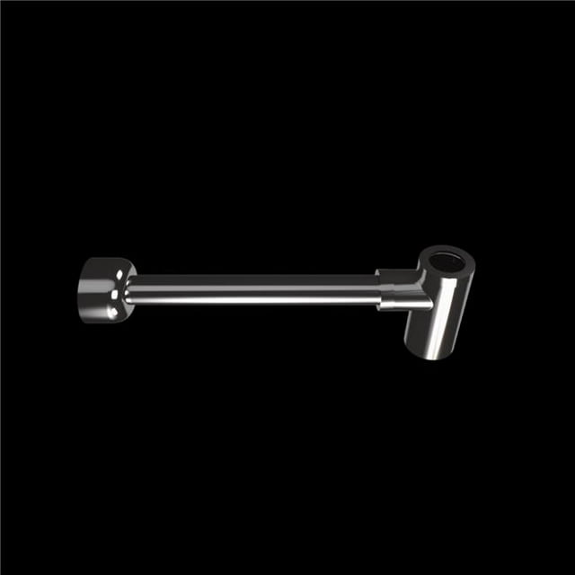 Calma B7133 Round Waste with Integrated Trap - Chrome
