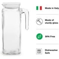thumbnail image 2 of Bormioli Rocco Frigoverre 1 Liter Glass Pitcher | Frost Lid, 2 of 7