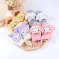 thumbnail image 2 of Sanrio-guantes de punto de felpa de Hello Kitty para niños, manoplas de Anime Kuromi Melody Cinnamoroll, relleno suave, envoltura cálida para niñas y niños, 2 of 4
