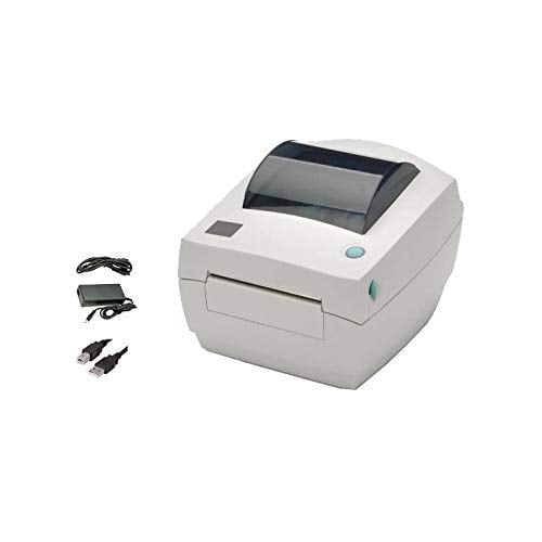 LP2844 Zebra Printer Thermal Desktop for Shipping Labels, Barcodes, Receipts, Tags USB Interface, 4 Inch, with Power Supply (Renewed)