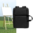 thumbnail image 1 of Estuche para Portafolio de Arte, Bolsa de Almacenamiento para Tablero de Dibujo, Organizador de Arte Profesional, Bolso de Mano, Bolsa de Transporte P Negro Macarena Caso de la cartera de arte, 1 of 8
