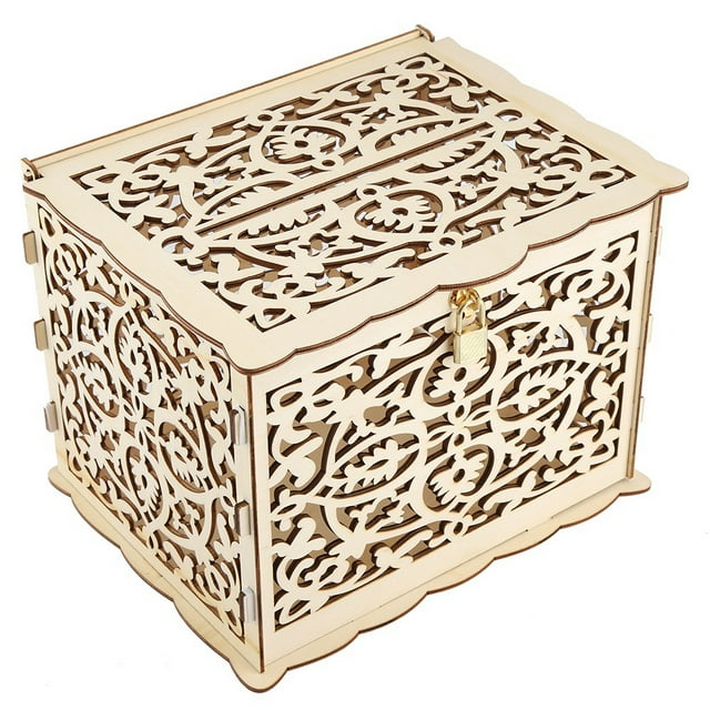 Caja Para Tarjetas De Boda, Llaves, Caja De Para Dinero Artesanal, Fiesta De Cumpleaños, Estilo Vintage, Impresionante Artesanía, Material De Duradero