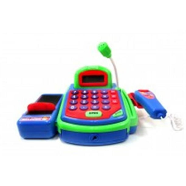 Az Import & Trading PS321 Pretend Play Electronic Cash Register Toy - Green