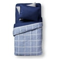 thumbnail image 4 of 50-Piece Mega Dorm Value Pack in Peter Blue, Premium Twin XL Bedding, 100% Cotton Towels, Bonus Trunk, Storage, Decor and More by OCM, 4 of 7