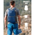 thumbnail image 3 of Mochila Gonex ultraligera y plegable de 20 litros (azul oscuro), 3 of 7