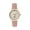 Pink, variant on Women's Classic Quartz Watch Easy Read Round Dial Leather Strap Wristwatch Classic Vintage Style Fashion Watches Red