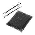 thumbnail image 3 of 100 piezas Pin ondulado Slideproof Metal apto para todo tipo de cabello accesorios para el cabello moño pasador para peluquería señora , negro Sunnimix pasador de pelo, 3 of 7