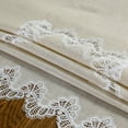 thumbnail image 3 of WCHUANG Embroidered Tablecloth Lace Square Tablecloth, Small Table Cloth, Bedside Table Cover Nightstand Tabletop Decoration, 3 of 5