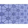 thumbnail image 1 of Ahgly Company Indoor Rectangle Patterned Jeans Blue Area Rugs, 2' x 3', 1 of 6