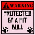 thumbnail image 2 of CafePress - Protected By A Pit Bull Body Suit - Baby Light Bodysuit, Size Newborn - 24 Months, 2 of 4