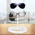 thumbnail image 3 of 4Pcs Detachable Eyeglass Rack Transparent Glasses Holder 3-layer Eyeglass Display Stand, 3 of 9