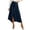 BU1, variant on ZHOGXU Modern Midi Skirts For Womens Solid Color High Waist Wrap Button Front With Slit Outdoor Shopping Dating