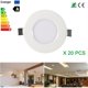 thumbnail image 3 of Naiovety 9 * 3W LED Downlight blanco Lente plana Foco de luz de techo empotrado Blanco frío AC 100-245V Iluminación y accesorios No.9 Naiovety HA024808-09, 3 of 6