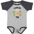 thumbnail image 3 of Inktastic Cute Sloth I Love My Tio with Green Leaves Boys or Girls Baby Bodysuit, 3 of 5