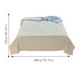 thumbnail image 3 of Washable Cotton Summer Quilt Breathable Silk Cotton Blanket Ultra Soft Thin Bed Quilt All Season Portable Washable Comforter Lightweight Cooling Bedding Throw Home Bedroom Use, Soft Bedding Set(B), 3 of 6