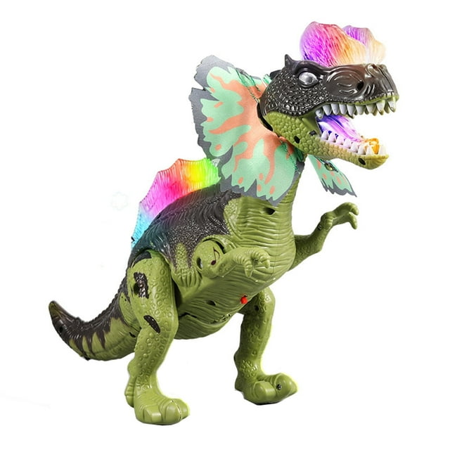Juguete de iniciación para bebés K9: dinosaurio eléctrico, dinosaurio caminante, dinosaurio robot, con dinosaurio realista, se mueve y ruge. Regalos de cumpleaños para mujeres. Artículos en