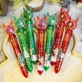 thumbnail image 6 of Matoen 10 in 1 Christmas Ballpoint Pen Retractable Multicolor Ballpoint Pens 10 Color Writing Pens for Christmas Office, 6 of 9