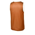 thumbnail image 6 of Classic Men Mesh Reversible Tank Color Deep Orange Size Small, 6 of 8