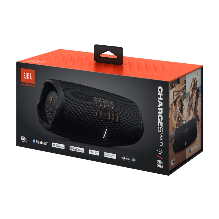 JBL CHARGE5 Portable Waterproof Speaker with Powerbank Black