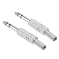 thumbnail image 1 of Guitar Speaker Plug,2Pcs Audio Adapter Male Audio Adapter Audio Adapter Male Joiner Meticulously Designed, 1 of 14