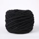 thumbnail image 4 of Injueey 2020 nueva mezcla de algodón hilo de tejer de poliéster tejido de hilo de ganchillo bufanda suéter accesorios de tejer Tela de costura y artesanía negro Injueey HA8497-11B, 4 of 6