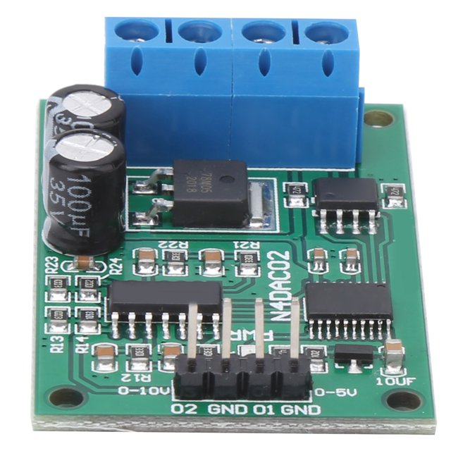 DAC Module,N4DACO2 DC 12V 2CH PW Mto Voltage Converter Analog Converter Module Power Packed Performance