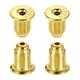 thumbnail image 1 of 4Pcs Respaldos de Aretes, 3mm Respaldo de Aretes en Forma de Bala S925 de Oro, 1 of 6