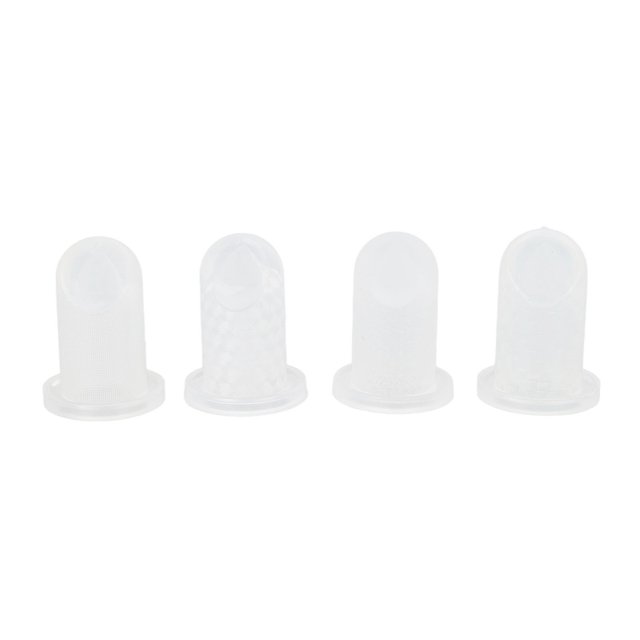 Juego de 4 moldes para pintalabios de varios estilos, de fácil liberación, de silicona reutilizable para crear cosméticos caseros y labios únicos