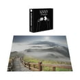thumbnail image 4 of Ambesonne Misty Jigsaw Puzzle, Landscape Mountains and Pier, Heirloom-Quality Fun Activity for Family Durable Cardboard, 1000 pcs, Multicolor, 4 of 6