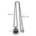 thumbnail image 3 of Soccer Ball Necklace Football Pendant Necklace for Men 3D Sport Fan Player Jewelry Gifts for Christmas Father's Day, 3 of 6