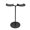 Black, variant on Modern Headsets Holder with Double Arm Mount Hook for Organized Gaming Desk Accessories and Space Saving Design