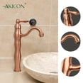 thumbnail image 3 of One-Handle Copper Bathroom Vessel Faucet, 3 of 4