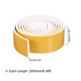 thumbnail image 2 of Uxcell 1 Roll 2"x 1/4"x 6.56 Ft Weather Stripping Door Seal Strip Foam Tape, 2 of 6