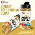 thumbnail image 2 of NY SPICE SHOP Golden Sanding Sugar - 04 Ounce - Sanding Golden Sugar - Colored Sugar Crystals - Colored Sugars for Cookie Decorating - Colored Sanding Sugar, 2 of 7