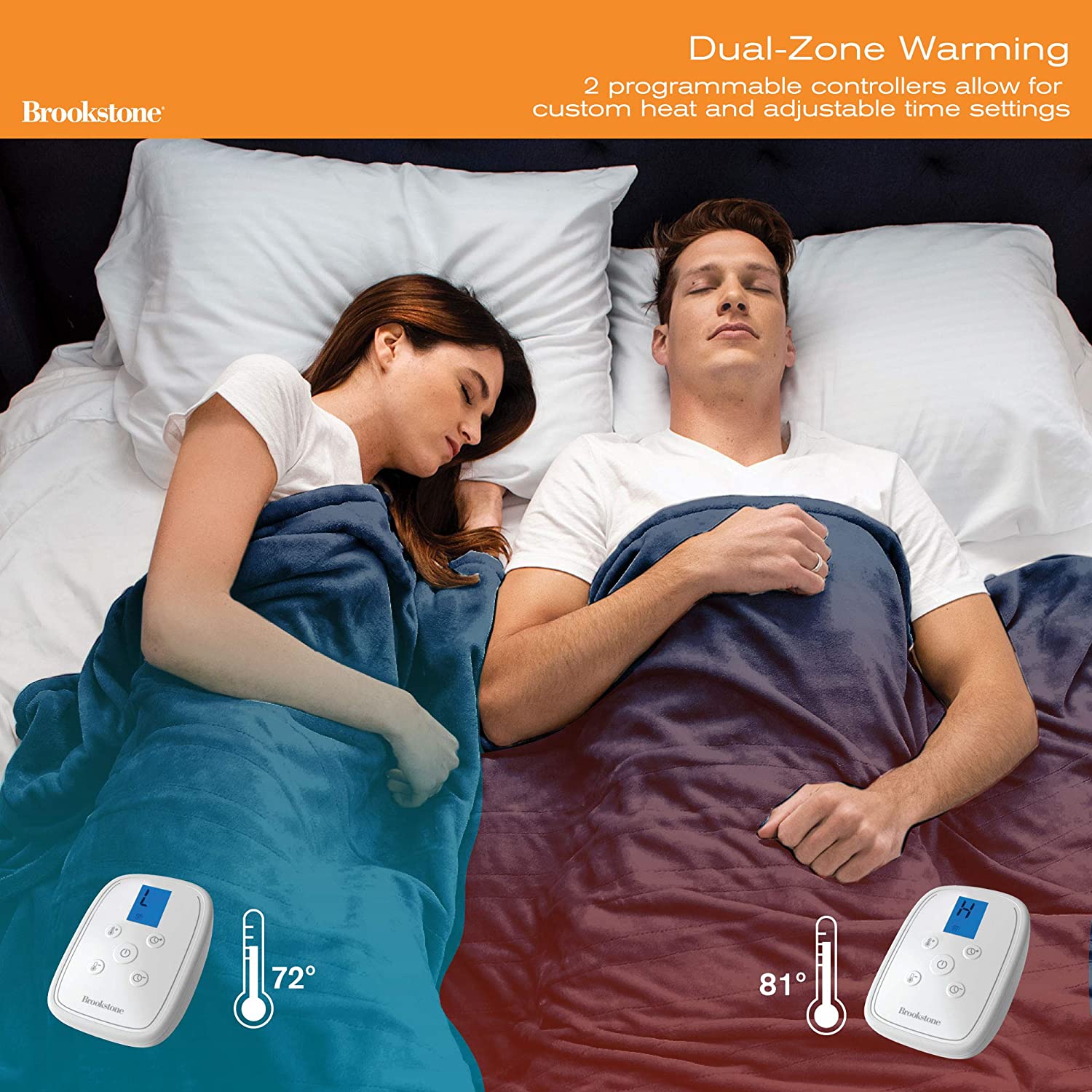 Brookstone Heated Throw Nap Cozy Plush atelieryuwa.ciao.jp