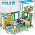 thumbnail image 3 of Bloques de construcción de micropartículas de dibujos animados Doraemon Nobita, juguete de montaje para niños, figura de Anime, regalo para niños, lindo, 3 of 5