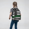 thumbnail image 5 of Honeii American Flag Print Lightweight Backpacks,Carry on Backpack,Durable Backpack for School, Work & Travel, 5 of 7