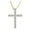 Yellow Gold, variant on 2 Carat Diamond Cross Pendant Necklace w/Chain Premium Collection Platinum