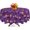 Purple, variant on Fall Tablecloth Round 60 Inch Autumn Maple Leaf Thanksgiving Vintage Table Cover Waterproof Wipeable Table Cloth for Party Picnic Kitchen Home Decoration