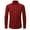 Red#88, variant on Men T-Shirts Casual Slim Fit Long Sleeve Turndown Collar Button Plaid Shirt With Pockets Man Comfortable Casual Daily Party Photoshoot Tee,,Xl