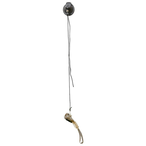 Jugue varita de s para gatos, juguete para gatos, suministros para mascotas, recogedor de palos , juguete con pájaro gris Yuyangstore Juguetes para gatos varita