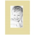 thumbnail image 2 of ArtToFrames 8x11" Buttercup Custom Mat for Picture Frame with Opening for 4x7" Photos. Mat Only, Frame Not Included (MAT-186), 2 of 5