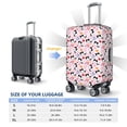 thumbnail image 4 of Kdxio Cartoon Cat And Heart Pattern Luggage Cover for Travel,Elastic and Durable,Fits 18-32 Inch,Anti-Scratch Suitcase Protector-No luggage included, 4 of 5
