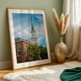 thumbnail image 5 of City Hall, Alexandria - Alexandria Virginia Photography Architecture Cityscape Vintage Skyline Travel Poster Oak Framed Wall Art Print 5 x 7 inches, 5 of 59