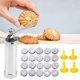 thumbnail image 3 of Máquina para hacer galletas, prensa para galletas, 20 discos para galletas y 4 boquillas para glaseado para decoración de tartas Y fabricación de galletas, 3 of 5