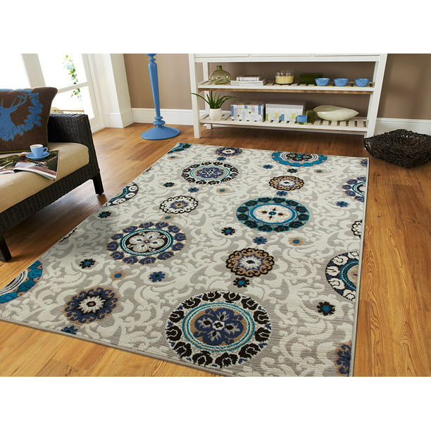 Gray Area Rug On Clearance 5x8, How Big Is A 5 X 8 Area Rug