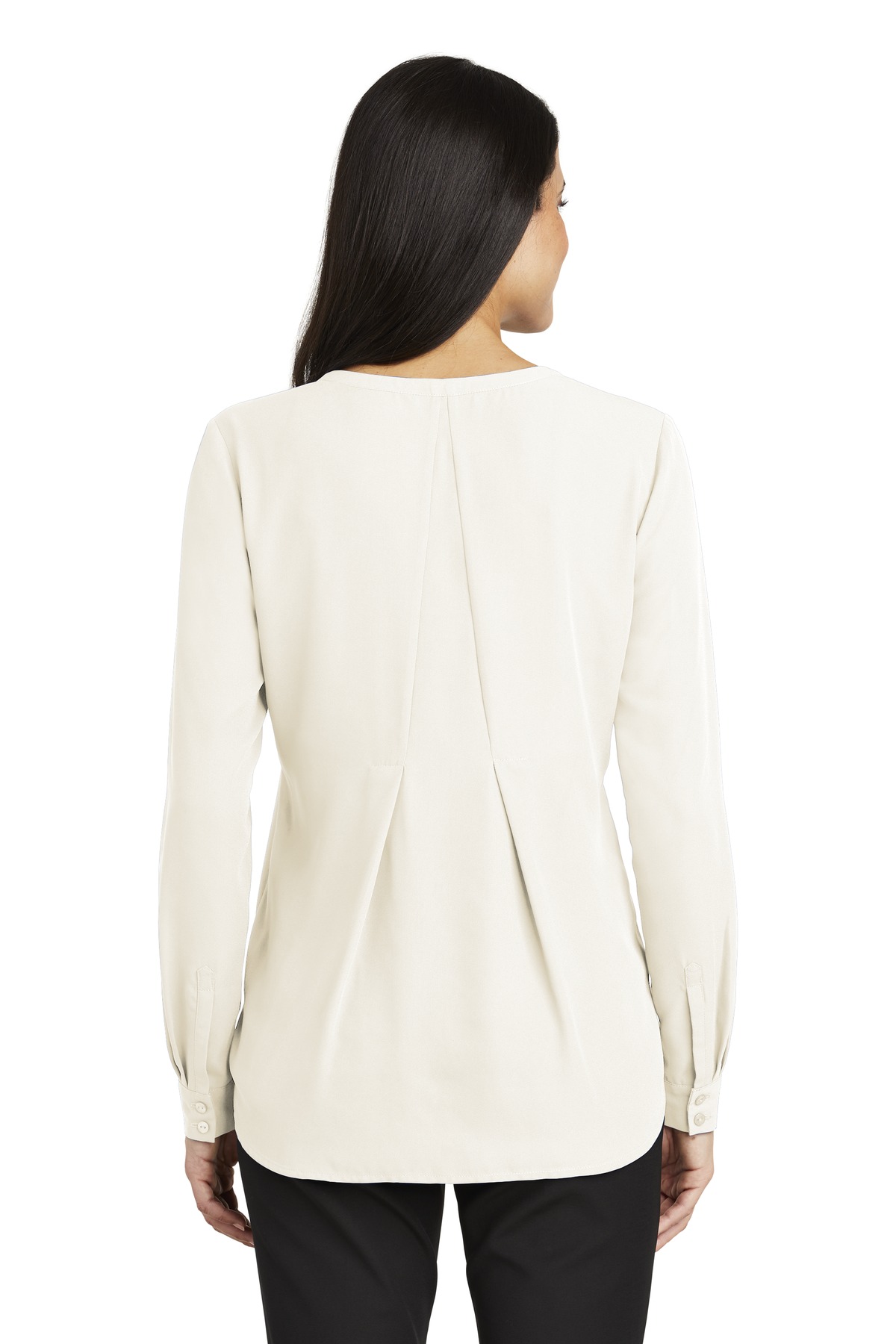 Port Authority Women's Long Sleeve Button-Front Blouse. LW700 - image 2 of 4